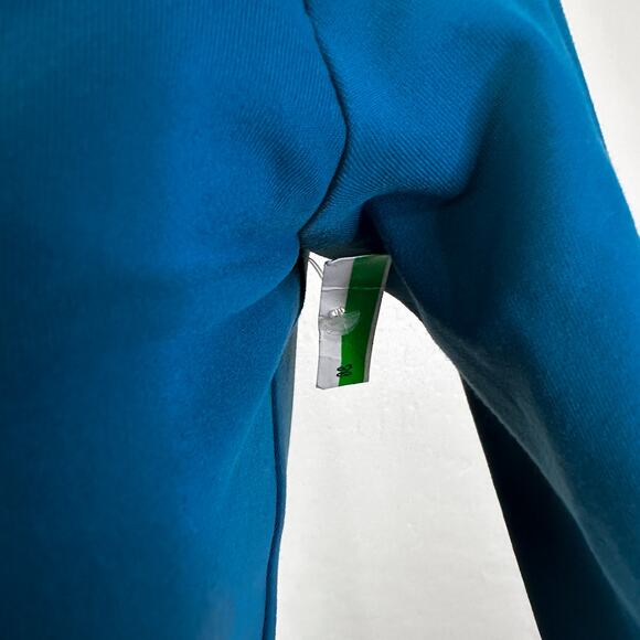 Susana Monaco Cutout Long Sleeve Mock Neck Mini Dress Blue S NWT Cocktail Party - Picture 6 of 12